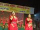 कोसा बाड़ी दुर्गा उत्सव समिति के मंच पर गरिमा दिवाकर और स्वर्णा दिवाकर ने छत्तीसगढ़ी जस गीतों से बाँधा समा