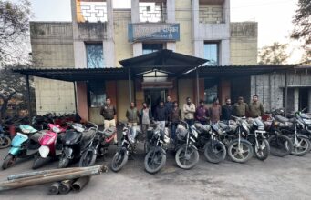 दीपका पुलिस की बड़ी कार्रवाई: मोटरसाइकिल चोरी करने वाले गिरोह का पर्दाफाश, 14 बाइक व रोलर बरामद 7 आरोपी गिरफ्तार