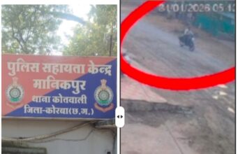 मानिकपुर चौकी क्षेत्र में दिनदहाड़े बाइक चोरी, CCTV फुटेज में कैद हुई वारदात