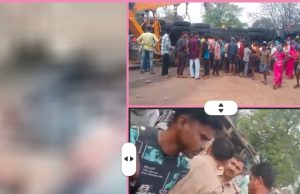 कोयला लोड ट्रेलर पलटने से बड़ा हादसा: बाइक सवार 3 युवकों की दर्दनाक मौत, आक्रोशित ग्रामीणों ने किया चक्काजाम