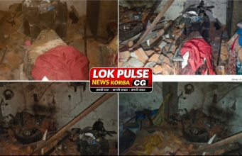 कुसमुंडा में निर्माणाधीन मकान की दीवार गिरी, पड़ोसी के घर पर गिरा मलबा दंपति और बच्चा घायल