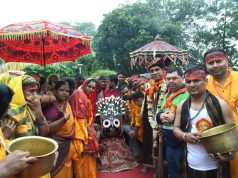 बालको मे आयोजित जगनाथ रथ यात्रा मे उमड़ा श्रद्धालुओं का भीड़