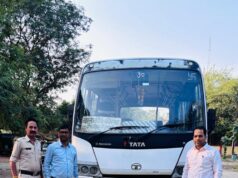कोरबा में परिवहन विभाग की बड़ी कार्रवाई, 12 बसों की जांच में 5 में मिली खामियां; एक बस जब्त